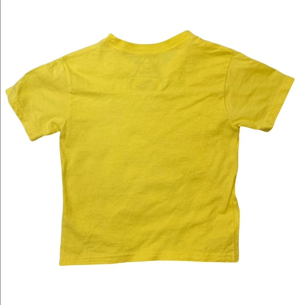 Hanes Kids Atlantic City Graphic Tee Yellow 4T Novelty Print - Picture 3 of 12